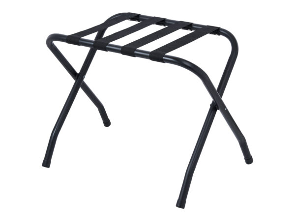 Ashton Luggage Rack Without Back in Chrome & Black