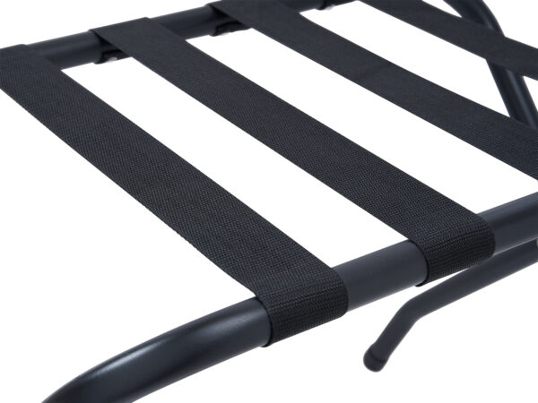 Ashton Luggage Rack Without Back in Chrome & Black - Image 7