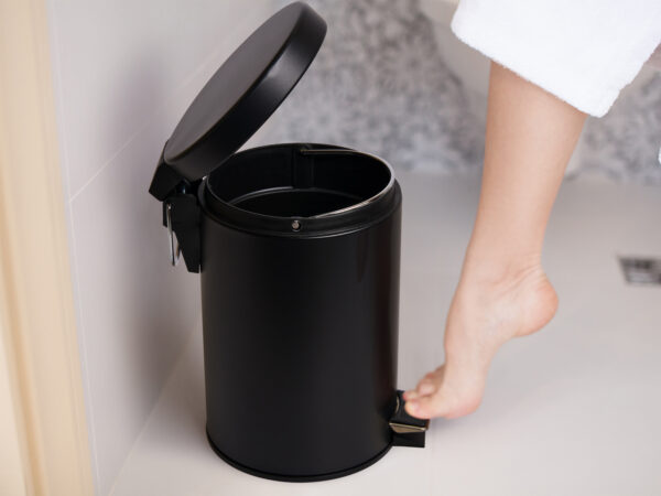 Croft 3L Pedal Bin in Black - Image 3