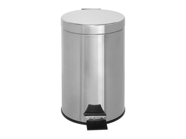 Croft 3L Pedal Bin in Polished Steel