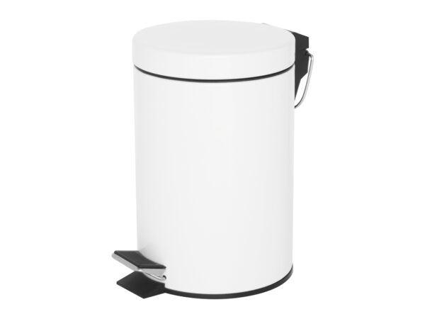 Croft 3L Pedal Bin in White - Image 5