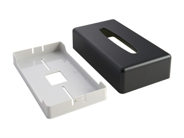 Devon Rectangle Tissue Box Cover in Black - Image 7