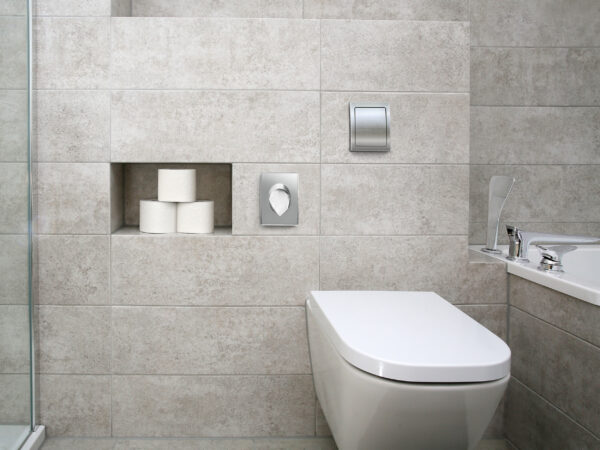 Kent Hygiene Bag Dispenser in Chrome - Image 4