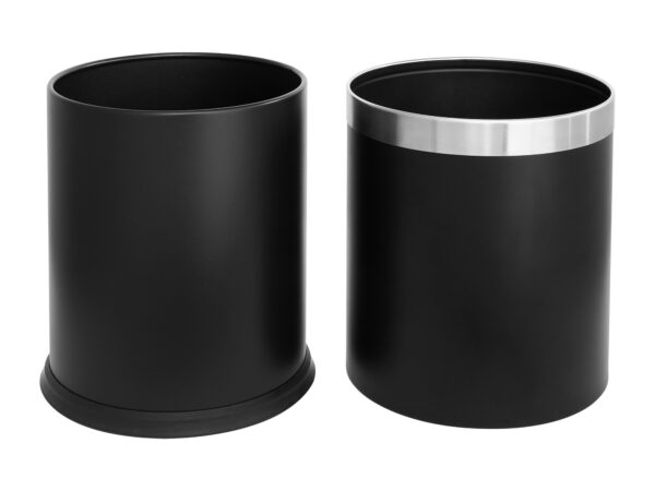 Thornton 9L Double Layer Bin in Black - Image 2