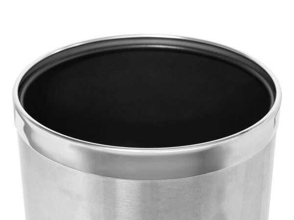 Thornton 9L Double Layer Bin in Brushed Steel - Image 4