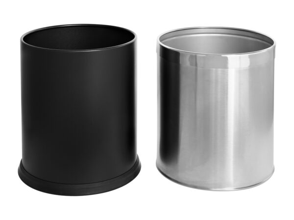 Thornton 9L Double Layer Bin in Brushed Steel - Image 3