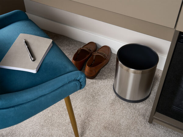 Thornton 9L Double Layer Bin in Brushed Steel - Image 7