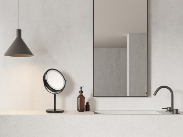 Winchester Free Standing LED Mirror - Black - ACO - Image 8