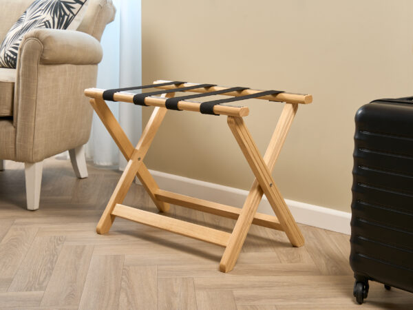 York Luggage Rack in Light Wood - Image 9