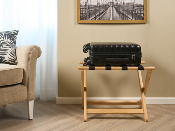 York Luggage Rack in Light Wood - Image 6
